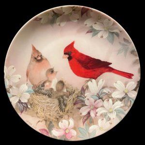 Vintage Lena Liu Collector Plate "Morning Serenade" , First Issue